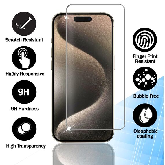 RKINC 3 Stück, Panzerglas Schutz Glas für iPhone 17 Pro Max, Panzer HD Displayschutzfolie, 0,33 mm kratzfest, blasenfrei, splitterfrei