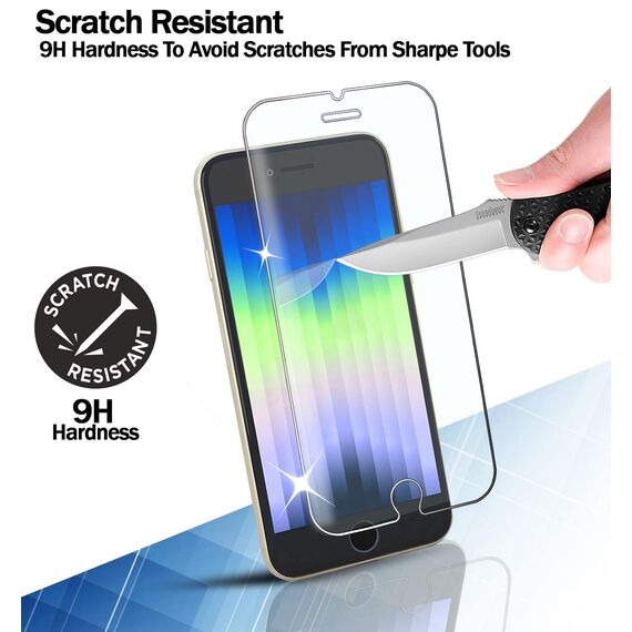 RKINC 3 Stück, Panzerglas Schutz Glas für iPhone 7 Plus / 8 Plus, Panzer HD Displayschutzfolie, 0,33 mm kratzfest, splitterfrei, blasenfrei, lebenslangeGarantie