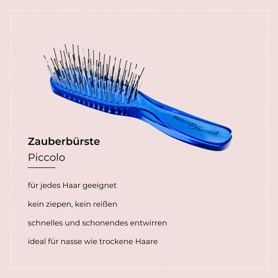 Hercules Sägemann Scalp Brush Piccolo blue, 1er Pack (1 x 1 Stück)