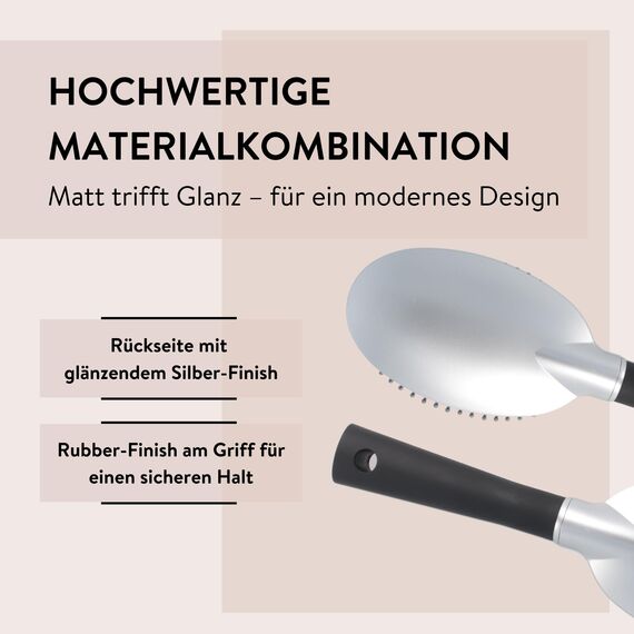 PARSA Beauty Trend Line Haarbürste oval (Silber) mit Kunststoffpins – Allround Bürste Haare für das tägliche Haarstyling – Haarbürste ohne Ziepen