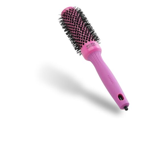 Olivia Garden Expert Blowout Shine - Pink - 35 - Keramikbeschichtete Rundbürste für glattes Ausblasen, krausfreies Haar & strahlenden Glanz