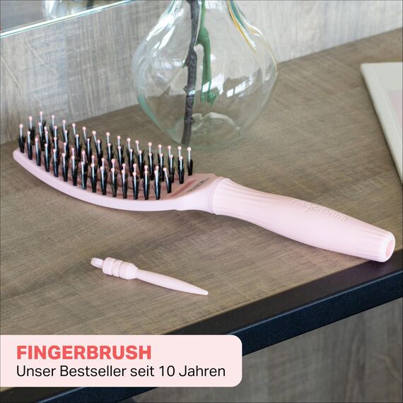 OLIVIA GARDEN Fingerbrush Combo Small Pastel Pink