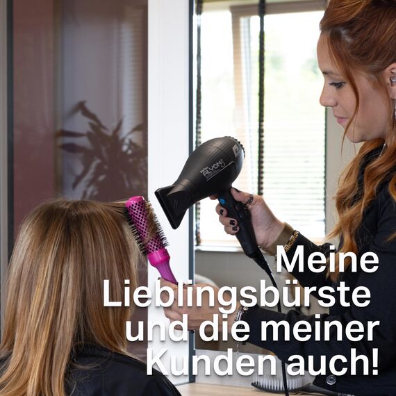Olivia Garden Expert Blowout Shine - Pink - 35 - Keramikbeschichtete Rundbürste für glattes Ausblasen, krausfreies Haar & strahlenden Glanz