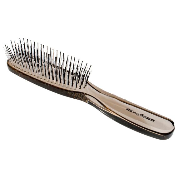 HERCULES SÄGEMANN - Zauberbürste Schlamm | Hochwertige Scalp Brush für sanftes Entwirren ohne Ziepen. Ideal für Damen und Herren, geeignet für nasses und trockenes Haar. | Farbe: Braun