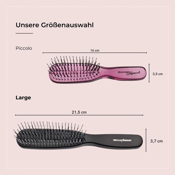 HERCULES SÄGEMANN - Zauberbürste Türkis | Hochwertige Scalp Brush für sanftes Entwirren ohne Ziepen. Ideal für Damen und Herren, geeignet für nasses und trockenes Haar. | Farbe: Türkis
