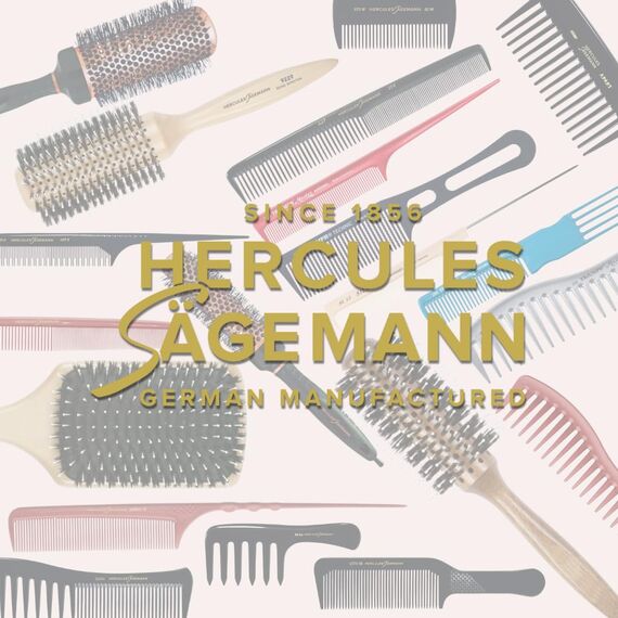 Hercules Sägemann s Zauberbürste PICCOLO Scalp Brush in BROMBEER-PINK - entwirren ohne Ziepen (8101)