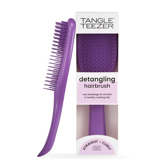 Tangle Teezer Ultimate Detangler Haarbürste – Für Nasses & Trockenes Haar – Entwirrungsbürste für Alle Haartypen – Zweistufige Borsten Reduzieren Haarbruch & Entfernen Knoten – Frisch Lila