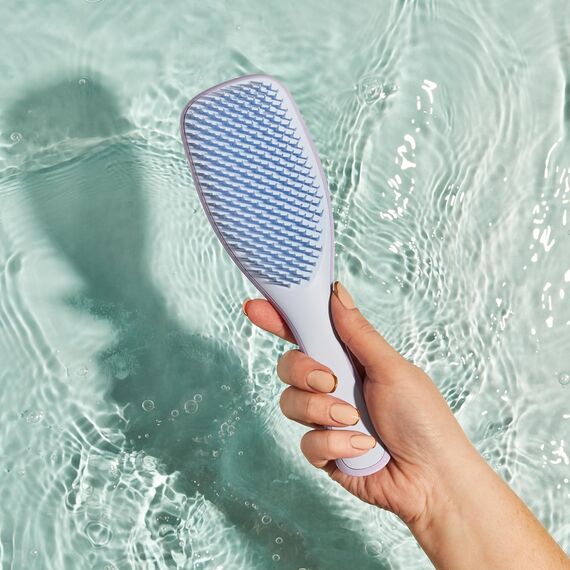 Tangle Teezer Ultimate Detangler Haarbürste – Für Nasses & Trockenes Haar – Entwirrungsbürste für Alle Haartypen – Zweistufige Borsten Reduzieren Haarbruch & Entfernen Knoten – Lila Wolke Blau