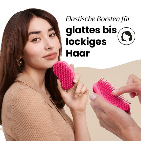 Tangle Teezer Original Entwirrungsbürste – Für Nasses & Trockenes Haar – Haarbürste für Alle Haartypen – Zweistufige Borsten Reduzieren Haarbruch & Entfernen Knoten – Rosa Fizz