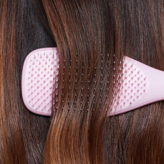 Tangle Teezer Ultimate Detangler Haarbürste – Für Nasses & Trockenes Haar – Entwirrungsbürste für Alle Haartypen – Zweistufige Borsten Reduzieren Haarbruch & Entfernen Knoten – Frisch Lila