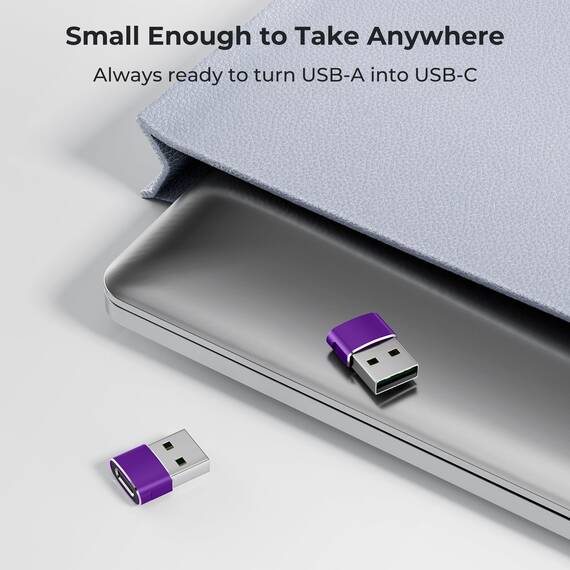 Basesailor USB auf USB C Adapter 3 Stück,A Stecker zu Typ C Buchse Ladegerät Ladekabel Konverter für iPhone 17 16 15 14 Mini Pro Max,Airpods,iPad 10,Samsung Galaxy Note 20 S20 Plus Ultra A13 A33 A53