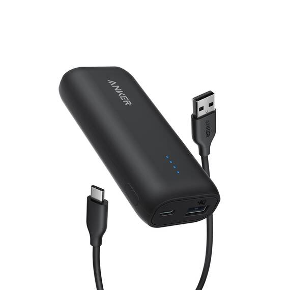 Anker 321 Powerbank (PowerCore 5K), 5200mAh externer Akku, Geeignet für iPhone Serien 12 und 13, Google Pixel, LG und mehr (Ohne Netzteil)