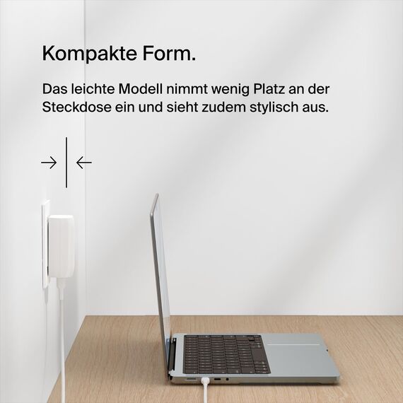 Belkin BoostCharge USB-C-Ladegerät mit DREI Anschlüssen und PPS (67 W) PD 3.1-fähiges iPhone-Schnellladegerät für die iPhone 17, Air, iPhone 16, MacBook Pro, AirPods, Galaxy USB-C/Typ C-Kabel