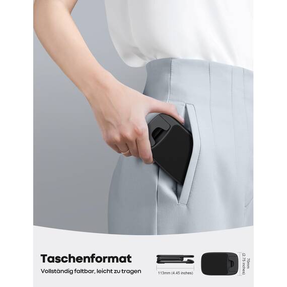 Lamicall Handy Ständer Verstellbare, Handy Halterung - Faltbarer Handyhalterung, Halter für iPhone 17 16 15 14 Pro Max Plus Air, 13 12 Pro Max Mini, 11 Pro, Xs Max, X, SE, Samsung S24 S23, Smartphone