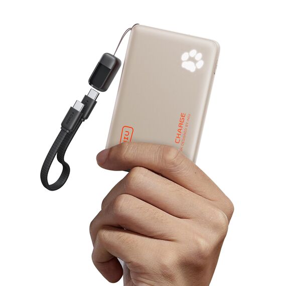 INIU Power Bank, 45W 10000mAh Powerbank Leichteste und Klein Aber Stark (USB C In & Out), PD3.0 Externe Handyakkus with Flashlight, Kompatibel mit iPhone 17 16 15 Pro Max Mini Samsung S24 S23, iPad