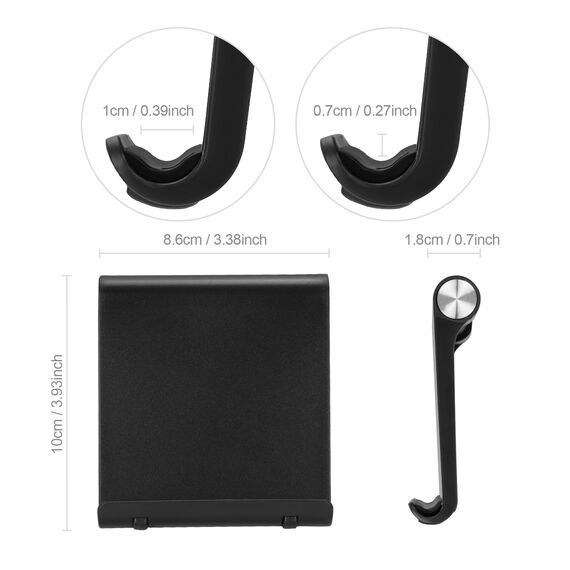 Kronwahl 2 STÜCK Premium Handyhalterung, klappbarer Verstellbarer Handy Ständer für Tisch, Schreibtisch, komfortabler Handyhalter, kompatibel mit iPhone, Samsung, Xiaomi, Huawei usw.