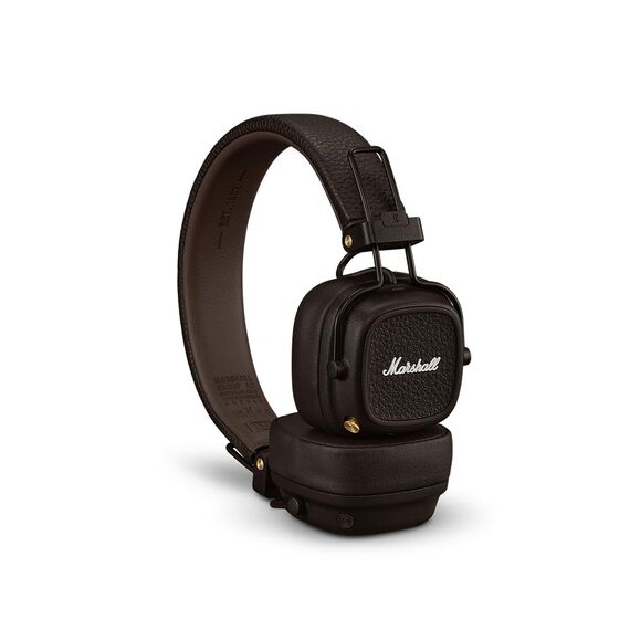 Marshall Major V Bluetooth Kopfhörer, 100 Stunden Spielzeit – Braun