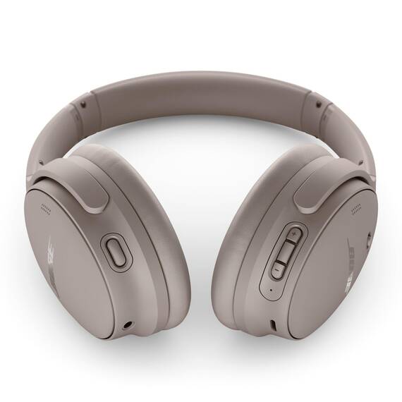 Bose QuietComfort Kabellose Kopfhörer mit Mikrofon und Noise-Cancelling, Bluetooth Over-Ear-Kopfhörer mit Noise-Cancelling, bis 24 Stunden Akkulaufzeit, Sandstein - Limited Edition