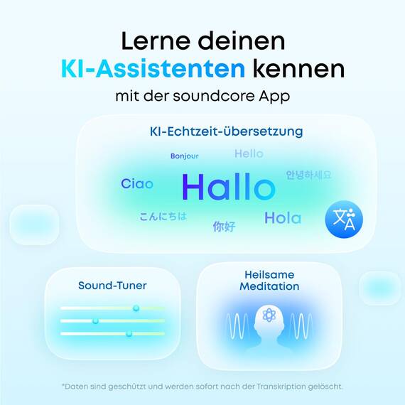 soundcore Liberty 5 by Anker, kabellose Earbuds mit Noise Cancelling, 2X stärkere Stimmreduktion, ANC in Echtzeit, Schnellladen, Dolby Audio, klare KI-Telefonate mit 6 Mics, Lange Akkulaufzeit