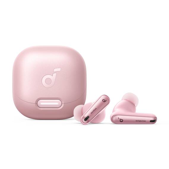 soundcore by Anker Liberty 4 NC Kabellose Earbuds mit Geräuschunterdrückung, 98,5% Noise Cancelling, Adaptive Geräuschunterdrückung für Ohren und Umgebung, Hi-Res Sound, 50H Wiedergabe (Rosa)