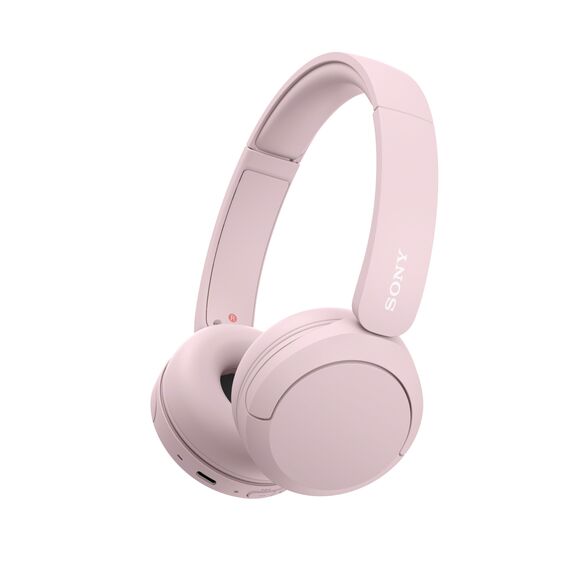 Sony WH-CH520 Kabelloser Bluetooth On-Ear-Kopfhörer, hohe Klangqualität, leichtes Design, bis zu 50 Stunden Akkulaufzeit, Schnellladung, EQ, klare Gesprächsqualität, iOS und Android - Rosa