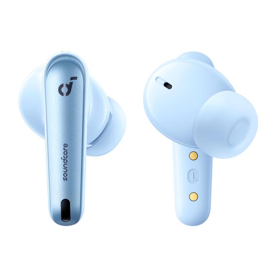 soundcore by Anker Liberty 4 NC Kabellose Earbuds mit Geräuschunterdrückung, 98,5% Noise Cancelling, Adaptive Geräuschunterdrückung für Ohren und Umgebung, Hi-Res Sound, 50H Wiedergabe (Hellblau)