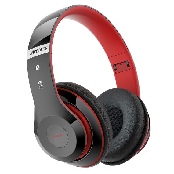 Lankey Sound Kabellose Kopfhörer mit 6 EQ Modi, Kopfhörer Over Ear, 65 Std Kopfhörer Kabellos Bluetooth Over Ear mit Eingebautem HD-Mikrofon, FM, SD/TF für Outdoor, Transport, Reisen, Studium