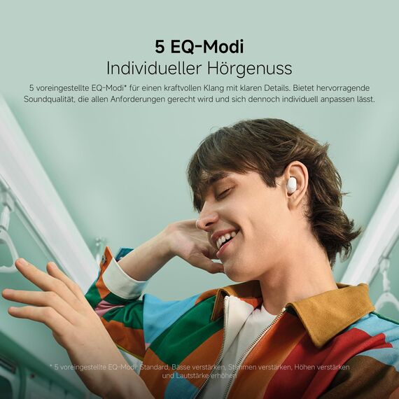 Redmi Buds 6 Play - In-Ear Kopfhörer, 36h Akkulaufzeit, 10mm Dynamik-Treiber mit 4 EQ-Einstellungen, AI-Geräuschunterdrückung für Anrufe, Bluetooth 5.4, Schnellladen für 3h Musik in 10 Minuten, Black