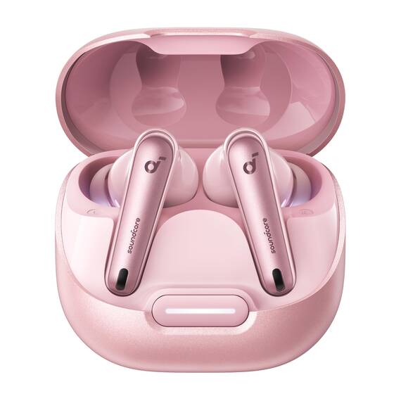 soundcore by Anker Liberty 4 NC Kabellose Earbuds mit Geräuschunterdrückung, 98,5% Noise Cancelling, Adaptive Geräuschunterdrückung für Ohren und Umgebung, Hi-Res Sound, 50H Wiedergabe (Rosa)