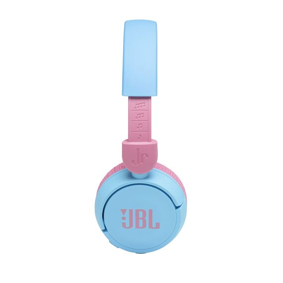 JBL Jr310 BT On-Ear Kinder-Kopfhörer - Hellblau-Rosa – Kabellose Bluetooth-Ohrhörer mit Headset und Fernbedienung – Ideal für Schule und Freizeit