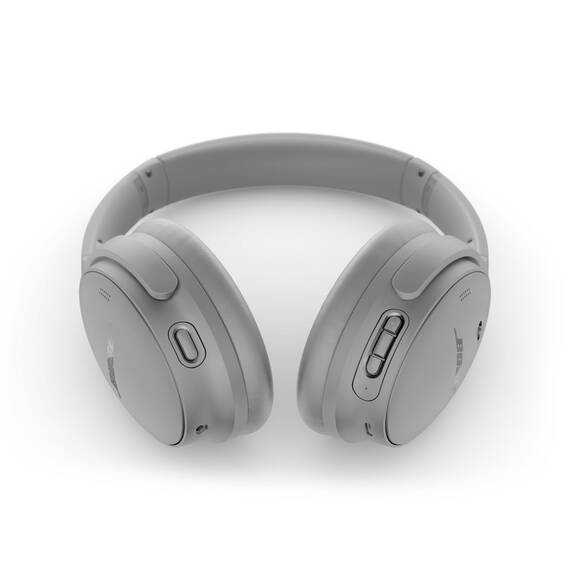 Bose QuietComfort Kabellose Kopfhörer mit Mikrofon und Noise-Cancelling, Bluetooth-Over-Ear-Kopfhörer, Audiophile Kopfhörer, On-Ear-Kopfhörer mit Noise-Cancelling, bis 24h Akkulaufzeit, Mondlichtgrau
