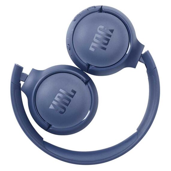 JBL Tune 510 BT – Bluetooth On-Ear Kopfhörer - Blau – Faltbare Headphones mit Freisprechfunktion – Kompatibel mit Sprachassistenten – Lange Laufzeit von bis zu 40 Stunden