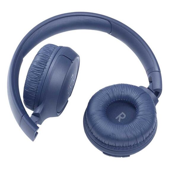 JBL Tune 510 BT – Bluetooth On-Ear Kopfhörer - Blau – Faltbare Headphones mit Freisprechfunktion – Kompatibel mit Sprachassistenten – Lange Laufzeit von bis zu 40 Stunden