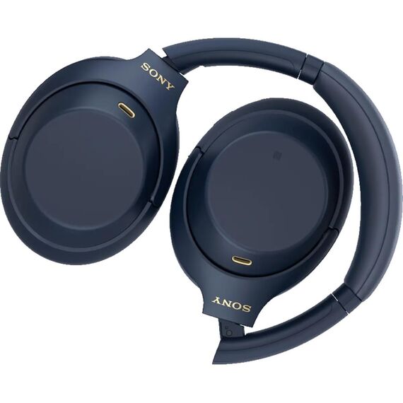 Sony WH-1000XM4 kabellose Bluetooth Noise Cancelling Kopfhörer (30h Akku, Touch Sensor, Schnellladefunktion, optimiert für Amazon Alexa, Headset mit Mikrofon) Midnight Blue