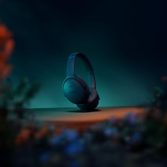 Bose QuietComfort Kabellose Kopfhörer mit Mikrofon und Noise-Cancelling, Bluetooth-Over-Ear-Kopfhörer, Audiophile Kopfhörer, On-Ear-Kopfhörer mit Noise-Cancelling, bis 24h Akkulaufzeit, Dämmerungsblau