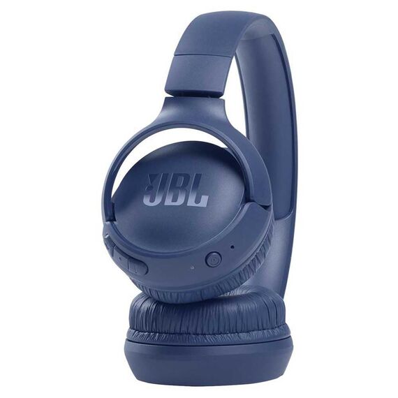 JBL Tune 510 BT – Bluetooth On-Ear Kopfhörer - Blau – Faltbare Headphones mit Freisprechfunktion – Kompatibel mit Sprachassistenten – Lange Laufzeit von bis zu 40 Stunden