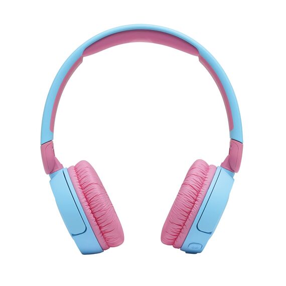 JBL Jr310 BT On-Ear Kinder-Kopfhörer - Hellblau-Rosa – Kabellose Bluetooth-Ohrhörer mit Headset und Fernbedienung – Ideal für Schule und Freizeit