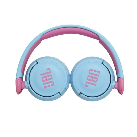 JBL Jr310 BT On-Ear Kinder-Kopfhörer - Hellblau-Rosa – Kabellose Bluetooth-Ohrhörer mit Headset und Fernbedienung – Ideal für Schule und Freizeit