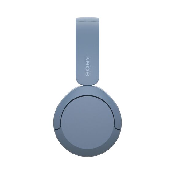 Sony WH-CH520 Kabelloser Bluetooth On Ear Kopfhörer, hohe Klangqualität, leichtes Design, bis zu 50 Stunden Akkulaufzeit, Schnellladung, EQ, klare Gesprächsqualität, iOS und Android, Blau