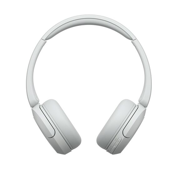 Sony WH-CH520 Kabellose Bluetooth-Kopfhörer - bis zu 50 Stunden Akkulaufzeit mit Schnellladefunktion, On-Ear-Modell - Weiß