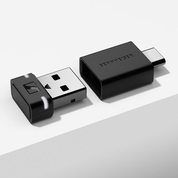 Sennheiser ACCENTUM Special Edition - ACCENTUM Bluetooth-Kopfhörer und BTD 600 Bluetooth-Dongle - 50 Stunden Akkulaufzeit, hybride ANC-Technologie, Dongle mit USB-A-/USB-C-Adapter - Schwarz/Kupfer