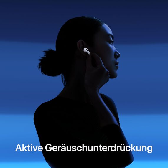 Apple AirPods 4 Kabellose Kopfhörer, Bluetooth Kopfhörer mit aktiver Geräuschunterdrückung, Adaptives Audio, Personalisiertes 3D Audio, Transparenzmodus, USB-C Ladecase, Kabelloses Laden