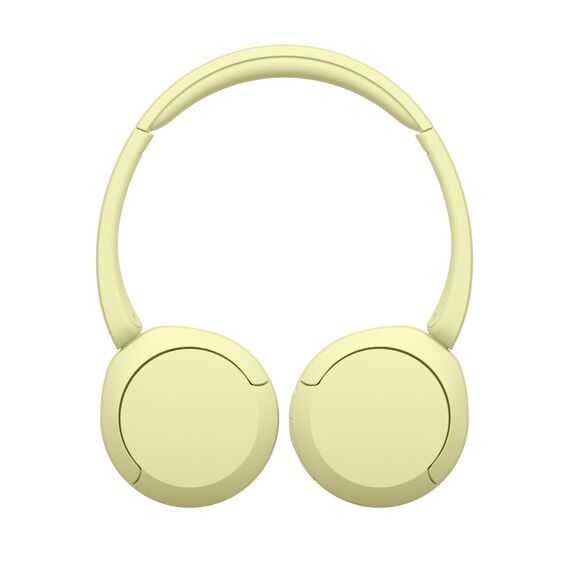 Sony WH-CH520 Kabelloser Bluetooth On-Ear-Kopfhörer, hohe Klangqualität, leichtes Design, bis zu 50 Stunden Akkulaufzeit, Schnellladung, EQ, klare Gesprächsqualität, iOS und Android - Gelb