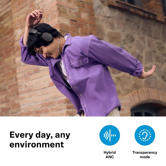 Sennheiser ACCENTUM Special Edition - ACCENTUM Bluetooth-Kopfhörer und BTD 600 Bluetooth-Dongle - 50 Stunden Akkulaufzeit, hybride ANC-Technologie, Dongle mit USB-A-/USB-C-Adapter - Schwarz/Kupfer