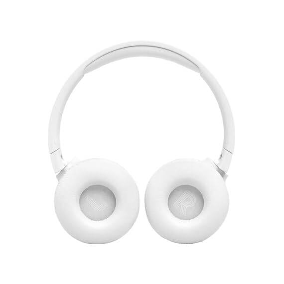 JBL Tune 770 NC – Kabellose Over-Ear-Kopfhörer mit adaptivem Noise-Cancelling und faltbarem Design – Bis zu 70 Stunden Akkulaufzeit mit Schnellladefunktion – Weiß
