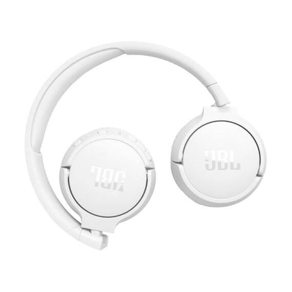 JBL Tune 770 NC – Kabellose Over-Ear-Kopfhörer mit adaptivem Noise-Cancelling und faltbarem Design – Bis zu 70 Stunden Akkulaufzeit mit Schnellladefunktion – Weiß