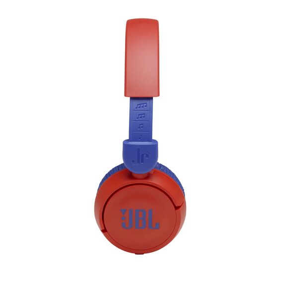 JBL Jr310 BT On-Ear Kinder-Kopfhörer - Rot-Blau – Kabellose Bluetooth-Ohrhörer mit Headset und Fernbedienung – Ideal für Schule und Freizeit