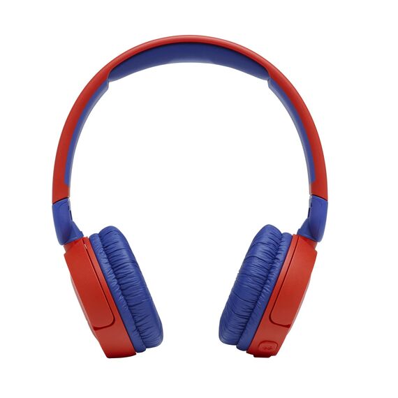 JBL Jr310 BT On-Ear Kinder-Kopfhörer - Rot-Blau – Kabellose Bluetooth-Ohrhörer mit Headset und Fernbedienung – Ideal für Schule und Freizeit