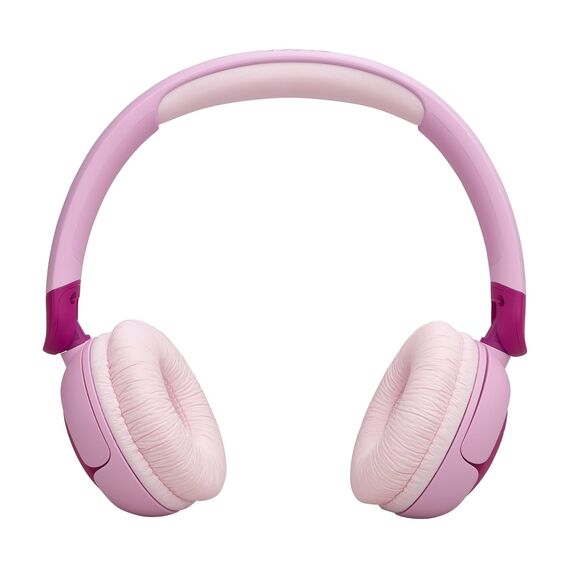 JBL Junior 320 BT, Kabellose On-Ear Bluetooth-Kopfhörer mit eingebautem Mikrofon für Kinder, 50 h Wiedergabe, JBL Safe Sound, geringer Lautstärke, einfacher Bedienung und Sticker-Set, Lila