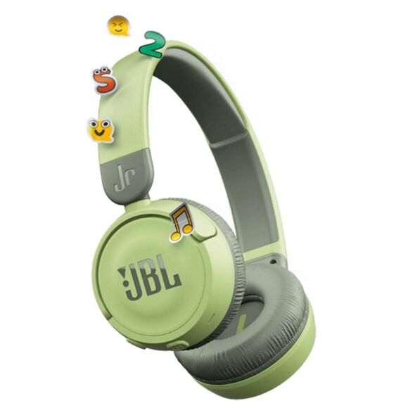 JBL Jr310 BT On-Ear Kinder-Kopfhörer - Grün – Kabellose Bluetooth-Ohrhörer mit Headset und Fernbedienung – Ideal für Schule und Freizeit